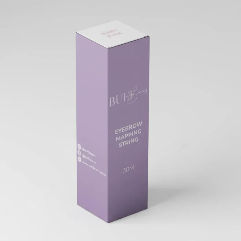 Buff Browz pre-inked brow mapping string in Baby Pink