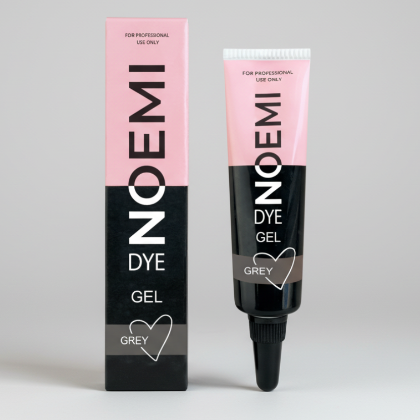 Noemi GEL Dye used by salons and tint artists for intense, durable brow and lash coloring with conditioning