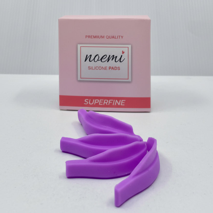 Noemi Superfine Silicone Pads lash lift shields, mixed set of 4 sizes